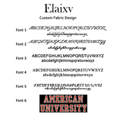 Custom Photo Embroidery Sweatshirt: Varsity Mom Dad Portrait, Cotton Unisex