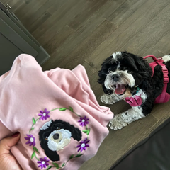 Embroidered Custom Dog Sweatshirt