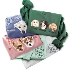 Embroidered Custom Dog Sweatshirt