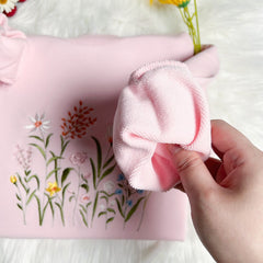 Wildflower Botany Oversized Embroidered Sweatshirt | Dragonfly T-shirt | Floral Embroidered Sweatshirt | Sweater | Crew Neck Sweatshirt