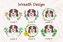 Embroidered Custom Pet Sweatshirt: Floral Dog Hoodie, Pet Lover Gift